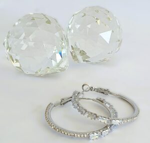 Silver | Hoop | Cubic Zirconia | Rhinestone | Earrings | Stellas Earrings | Pretoria | South Africa