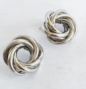 Silver | Stud | Knotted Stud | Earrings | Stellas Earrings | Pretoria | South Africa